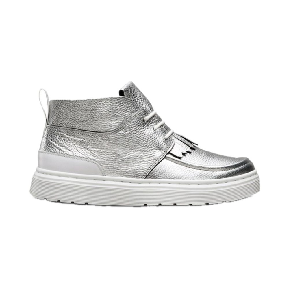 Dr Martens Silver Metallic Ankle Boots  - Size 7  - Never Worn